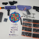 Toy Gun for Nerf Guns Automatic Machine Gun, Electric DIY Soft Blaster Toy Gun with 2 Magazines & 120 Foam Darts, Flashlight & Scope, Toy Foam Blasters & Guns for 6 - 12 Boys Kids Xmas Birthday Gifts