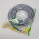 36 Feet 1/2-Inch Natural Gas Hose with Quick Connect Fitting for BBQ, Grill, Pizza Oven, Patio Heater and More NG Appliance, Propane to Natural Gas Conversion Kit - CSA Certified