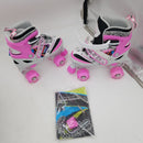 Kuxuan Skates Saya Roller Skates Adjustable for Kids,with All Wheels Light up,Fun Illuminating for Girls and Ladies (Pink & Black, Medium(13-3US))
