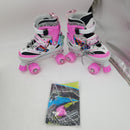 Kuxuan Skates Saya Roller Skates Adjustable for Kids,with All Wheels Light up,Fun Illuminating for Girls and Ladies (Pink & Black, Medium(13-3US))