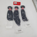Nadula 10A Unprocessed Brazilian Virgin Curly 3 Bundles 95-100g/ Bundle Natural Color Remy Human Hair Weave (12 14 16inch)