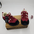 Knixmax Women's Hiking Shoes Lightweight Non-Slip Climbing Trekking Sneakers for Woman Camping Backpacking Shoe Wine Red Size 6 US/EU 37
