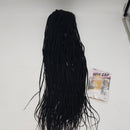 Brinbea 31 inch 13X7 Lace Front Knotless Box Braided Wigs 100% Hand-Braided Box Braided Wigs with Baby Hair for Black Women Japan-made Synthetic Lightweight Twist Braids Wigs