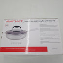 AVACRAFT Ceramic Nonstick Frying Pan with Lid, Healthy Egg Pan, Ceramic Nonstick Skillet, 100% PFOA, PTFE Toxins Free Cooking Pan, Best Ceramic Pans for Cooking (10 Inch Non-Stick Frying Pan)