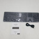 Backlit Bluetooth Keyboard for Windows & Mac OS, seenda Multi-Device Slim Rechargeable Keyboard, Backlit Wireless Keyboard Compatible for Win 8/10, Laptop, Tablet, MacBook Air/Pro, iPad, iPhone