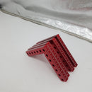 90 Degree Positioning Squares Right Angle Clamps 5.5" Aluminum Alloy Woodworking Carpenter Corner Clamping Tool for Picture Frame Box Cabinets Drawers (4Pcs Red)