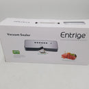 Vacuum Sealer Machine By Entrige, Automatic Food Sealer for Food Preservation w /Starter Kit, Dry Moist Food Modes, Easy to Clean, Led Indicator Lights, Compact Design, Silver(Stainless Steel)