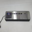 Vacuum Sealer Machine By Entrige, Automatic Food Sealer for Food Preservation w /Starter Kit, Dry Moist Food Modes, Easy to Clean, Led Indicator Lights, Compact Design, Silver(Stainless Steel)