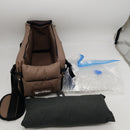 WOYYHO Dog Car Seat Dog Booster Seat on Car Console, Cat Car Armrest Seat with Safety Tethers, Waterproof Pet Car Seat Travel Bag for Small Dogs Cats
