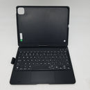 Typecase Touch iPad Pro 11 inch Case with Keyboard (11", 2021) - Multi-Touch Trackpad & 10 Colors Backlight & 360 Rotatable - Thin & Light for iPad Pro 11 & iPad Air 5th & 4th Gen & Pencil - Black