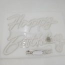 Happy Birthday Neon Sign Dimmable Neon Happy Birthday Sign 16.5x12 in Happy Birthday Neon Light Sign Neon Light Sign for Birthday Party Decoration USB Powered Kids Gift with Switch(Warm White)