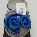 Zihnic Active Noise Cancelling Headphones, 40H Playtime Wireless Bluetooth Headset with Deep Bass Hi-Fi Stereo Sound,Over-Ear Headphone,Comfortable Earpads for Travel/Home/Office (Blue)
