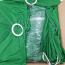 SINSSOWL 100PCS Spandex Wedding Chair Sashes Bands with Buckle Lycra Chair Bows Wedding Decorations 25 Colors Î“Ã‡Âª (Dark Green)