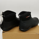 HISEA Men's Ankle Height Rubber Garden Boots Insulated Waterproof Rain Shoes for Outdoor Work