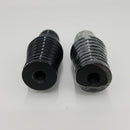 Omotor 2pc Heavy-Duty Barrel Spring Mounting Base LED Whip Light Spring Black [1/2" Mounting Hardware] CB Antenna Spring Mount for UTV ATV RZR SXS Truck Car Off Road Can Am