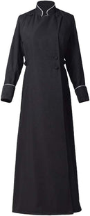 BLESSUME Men Women Anglican Cassock Clergy Pulpit Cassock Robe Altar Server Vestment
