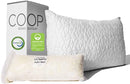 Coop Home Goods Original Loft Pillow Queen Size Bed Pillows for Sleeping - Adjustable Cross Cut Memory Foam Pillows - Medium Firm Back, Stomach and Side Sleeper Pillow - CertiPUR-US/GREENGUARD Gold