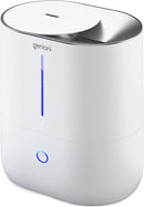 GENIANI Top Fill Cool Mist Humidifiers for Bedroom & Essential Oil Diffuser - Smart Aroma Ultrasonic Humidifier for Home, Baby, Large Room with Auto Shut Off (4L, White)