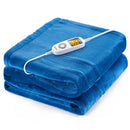 Heated Blanket, iTeknic Electric Blanket Throw 60"x 50", 10 Fast Heating Levels, 1/2/3 Hours Auto Off, ETL Certification, Machine Washable, Overheating Protection, Flannel Heating Blanket Home Office
