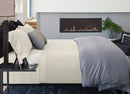 SHEEX Active Comfort Sheet Set Powered, Ultra-Soft, Breathes Better Than Cotton - Cream, King/Cal King