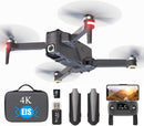 GPS Drone with 4K EIS Camera for Adults Beginner, 5G Professional Drone WiFi FPV Transmission with Brushless Motor,Foldable 60mins Flight Time,4000ft Long Range Quadcopter with Gimbal Camera