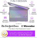 Typecase Flexbook iPad keyboard case- Light purple