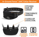 SportDOG Brand Rechargeable In-Ground Fence Systems from the Parent Company of INVISIBLE FENCE Brand - Underground Wire Electric Fence - Tone, Vibration, & Static - 100 Acre Capability