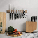 linoroso 16.5'' Magnetic Knife Holder for Wall, Powerful Acacia Wood Magnetic Knife Strip Knife Rack for Kitchen Knives & Tools