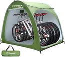 Bike Tent 4 Bikes Weatherproof Bike Storage - Mountain Bike Covers Outdoor Storage Waterproof - Bike Garage Storage Tent for 4 or 5 Bikes