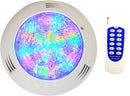 CNBRIGHTER LED Underwater Swimming Pool Lights,18W Windmilling Style RGB Color Changing, 12V AC,Wall Surface Mounted,IP68 Waterproof,with Remote Controller (20ft Cord)