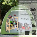 Bike Tent 4 Bikes Weatherproof Bike Storage - Mountain Bike Covers Outdoor Storage Waterproof - Bike Garage Storage Tent for 4 or 5 Bikes