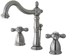 Elements of Design New Orleans EB1978AX Widespread Bathroom Faucet with Retail Pop-Up, 8-Inch to 16-Inch, Brushed Nickel