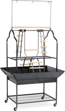 Prevue Hendryx 3180 Pet Products Parrot Playstand, Black Hammertone