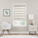 Achim Home Furnishings Cordless Celestial Room Darkening Double Layered Shade, 39'' x 72'', Tan