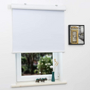 SUNFREE Blackout Window Shades Cordless Roller Shades for Window and Door, Home and Office, White(Upgrade Version), 36''(W) x 72''(H) - -