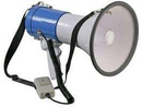 Portable Megaphone with Mic 25 Watt 9 Inch Horn (Renewed)