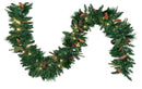 Joiedomi 9Ft Prelit Artificial Christmas Garland with 50 Warm LED Lights, Decorated with Pine Cones, Berry Clusters, for Holiday Outdoor & Indoor Christmas Decorations