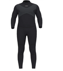 Hevto Wetsuits Plus Size Men and Women 3mm Neoprene Full Scuba Diving Suits Surfing Swimming Long Sleeve Keep Warm Back Zip for Water Sports (5.Plus Size-Men Gray, XXL1)