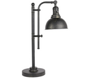 VONLUCE Rustic Desk Lamp Black Adjustable, Industrial Style Metal Task Lamp (25''-29''), Vintage Work Lamp, Farmhouse Reading Lamp in Aged Bronze Finish, ETL Certificate
