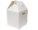 Spec101 Disposable Cake Carrier Tall Cake Caddy 2 or 3 Layer Cake Carrier - 16 Inch Tall 14x14 Cake Box 10-Pack