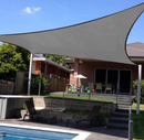 Artpuch 12' x 12' Sun Shade Sails Square Canopy, Dark Grey UV Block Cover for Outdoor Patio Garden Yard