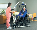 Invacare Reliant Divided Leg Sling with Head Support for Patient Lifts, Polyester, X-Large, 450 lb. Weight Capacity, R102