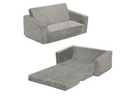 Delta Children Serta Perfect Sleeper Extra Wide Convertible Sofa to Lounger, Comfy 2-in-1 Flip Open Couch/Sleeper for Kids