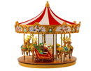 Very Merry Carousel Red/Green/White/Brown/Gold
