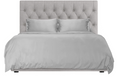 Hotel Sheets Direct 100% Bamboo Duvet Cover 3 Piece Set - Better Than Silk - 1 Duvet Cover, 2 Pillow Shams with Corner Ties and Zipper Closure (King, Grey)