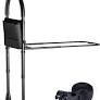 Bed Assist Rail with Adjustable Heights - Bed Assist bar with Storage Pocket - Bed Rails for Seniors with Hand Assistant bar - Easy to get in or Out of Bed Safely with Floor Support - by Medical king