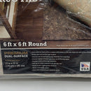 6 Round Premium Dual Surface Rug Pad Brown - Mohawk Home