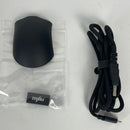 Pwnage Ultra Custom Symm 2 Wireless RGB Gaming Mouse - Esports Pro Gamer Flawless Professional PAW3370 Optical Sensor 19,000 DPI - Flexible Paracord Cable - 100% PTFE Skates (Honeycomb Sides, Black)