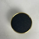 UniDes 10 Pack Brass Kitchen Cabinet Hardware Round Knob,Gold Drawer Dreeser Pull,1.2 inch Diameter,Unique Style for Modern Home Dcor - Black