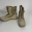 FREE SOLDIER Men's Tactical Boots 8 Inches Lightweight Combat Boots Durable Suede Leather Military Work Boots Desert Boots (Tan, 9.5)